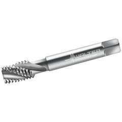 Walter-Prototyp - M6x1.00 Metric 3 Flute 6H Modified Bottoming Spiral Flute Tap - Cobalt, Bright Finish, 56mm OAL, Right Hand Flute, Right Hand Thread, Series 20167 - Exact Tool & Supply
