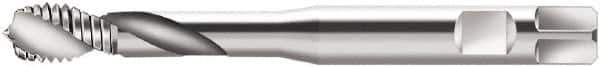 Walter-Prototyp - M3x0.50 Metric 2 Flute 6H Modified Bottoming Spiral Flute Tap - Cobalt, Bright Finish, 70mm OAL, Right Hand Flute, Right Hand Thread, Series S20516 - Exact Tool & Supply