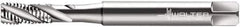 Walter-Prototyp - M3x0.50 Metric 3 Flute 6HX Bottoming Spiral Flute Tap - Cobalt, Bright Finish, 56mm OAL, Right Hand Flute, Right Hand Thread, Series 205106 - Exact Tool & Supply