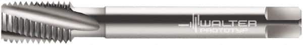 Walter-Prototyp - 1/4-19" BSPP, 4 Flutes, Modified Bottoming Chamfer, Bright Finish, Cobalt British Standard Pipe Tap - 0.4331" Shank Diam, 0.3543" Square Size, Series 24460 - Exact Tool & Supply