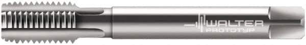 Walter-Prototyp - 1-1/2 - 11" BSPP, 6 Flutes, Modified Bottoming Chamfer, Bright Finish, Cobalt British Standard Pipe Tap - 1.4173" Shank Diam, 1.1417" Square Size, Series 243612 - Exact Tool & Supply