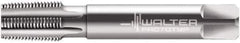 Walter-Prototyp - 1/8-28" BSPT, 4 Flutes, Modified Bottoming Chamfer, Bright Finish, Cobalt British Standard Pipe Tap - 0.2756" Shank Diam, 0.2165" Square Size, Series 24167 - Exact Tool & Supply