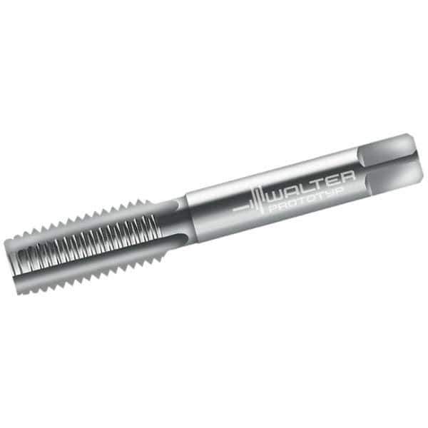 Walter-Prototyp - 3/8-19" BSPP, 4 Flutes, Bottoming Chamfer, Bright Finish, Cobalt British Standard Pipe Tap - 0.4724" Shank Diam, 0.3543" Square Size, Series 24195 - Exact Tool & Supply