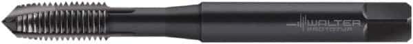 Walter-Prototyp - M2.5x0.45 Metric Coarse, 2 Flutes, Plug Chamfer, Oxide Finish, Cobalt Spiral Point STI Tap - 0.1378" Shank Diam, 0.1063" Square Size, 6H Class of Fit, Series M203009 - Exact Tool & Supply