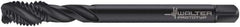 Walter-Prototyp - M14x2.00 Metric 3 Flute 6H Modified Bottoming Spiral Flute Tap - Cobalt, Oxide Finish, 110mm OAL, Right Hand Flute, Right Hand Thread, Series 7056773 - Exact Tool & Supply