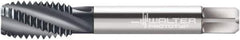 Walter-Prototyp - 9/16-18 UNF 4 Flute 3B Modified Bottoming Spiral Flute Tap - Cobalt, TiCN Finish, 3-19/32" OAL, Right Hand Flute, Right Hand Thread, Series A2345806 - Exact Tool & Supply