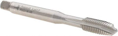 Walter-Prototyp - M8x1.25 Metric, 3 Flute, Bright Finish, Cobalt Spiral Point Tap - Plug Chamfer, Left Hand Thread, 90mm OAL, 18mm Thread Length, 8mm Shank Diam, 6H Class of Fit, Series P202108 - Exact Tool & Supply