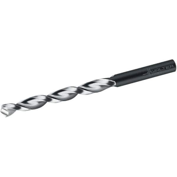 Walter-Titex - 15.1mm 130° Cobalt Jobber Drill - Oxide Finish, Right Hand Cut, Parabolic Flute, Straight Shank, 178mm OAL, Alpha XE Point - Exact Tool & Supply