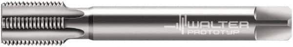Walter-Prototyp - M20x1.50 Metric Fine 6HX 6 Flute Bright Finish Cobalt Straight Flute Machine Tap - Bottoming, Right Hand Thread, 125mm OAL, 24mm Thread Length, Oversize - Exact Tool & Supply