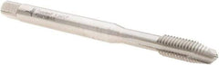 Walter-Prototyp - M6x1.00 Metric, 3 Flute, Bright Finish, Cobalt Spiral Point Tap - Plug Chamfer, Left Hand Thread, 80mm OAL, 15mm Thread Length, 6mm Shank Diam, 6H Class of Fit, Series P202108 - Exact Tool & Supply