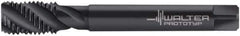 Walter-Prototyp - M16x2.00 Metric Coarse, 4 Flute, 50° Helix, Modified Bottoming Chamfer, Oxide Finish, Cobalt Spiral Flute STI Tap - Right Hand Flute, 4.9213" OAL, 0.5512" Shank Diam, 63/64" Thread Length, 6H Class of Fit, Series M205549 - Exact Tool & Supply