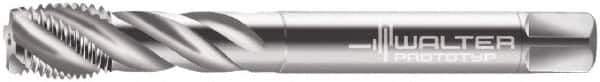 Walter-Prototyp - 1/4-19" BSPP, 4 Flutes, Modified Bottoming Chamfer, Bright Finish, Cobalt British Standard Pipe Tap - 0.4331" Shank Diam, 0.3543" Square Size, Series 7456770 - Exact Tool & Supply