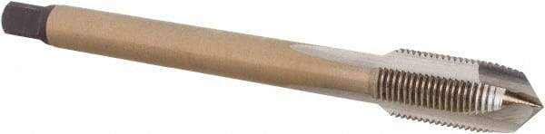 Walter-Prototyp - 1/8-28" BSPP, 3 Flutes, Plug Chamfer, Bright Finish, Cobalt British Standard Pipe Tap - 0.2756" Shank Diam, 0.2165" Square Size, Series P24360 - Exact Tool & Supply