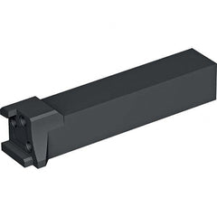 Walter - 45mm Max Depth, 0.6mm to 6.5mm Width, External Right Hand Indexable Grooving/Cutoff Toolholder - Exact Tool & Supply