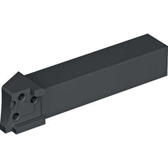 Walter - 21mm Max Depth, 0.6mm to 5mm Width, External Left Hand Indexable Grooving/Cutoff Toolholder - Exact Tool & Supply