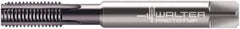 Walter-Prototyp - M8x1.25 Metric 6HX 4 Flute Multilayer TiAlN Finish Solid Carbide Straight Flute Machine Tap - Modified Bottoming, Right Hand Thread, 90mm OAL, 22mm Thread Length, Oversize, Through Coolant - Exact Tool & Supply