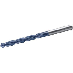 Walter-Titex - 3.8mm 118° Cobalt Jobber Drill - TiNAl Finish, Right Hand Cut, Spiral Flute, Straight Shank, 75mm OAL, VA Inox Point - Exact Tool & Supply