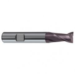 16mm Dia. x 82mm Overall Length 2-Flute Square End Solid Carbide SE End Mill-Weldon Shank-Center Cut-Firex - Exact Tool & Supply