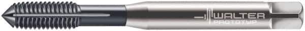 Walter-Prototyp - M10x1.50 Metric 6HX Modified Bottoming Thread Forming Tap - Cobalt, TiCN Finish, 100mm OAL, 20mm Thread Length, Right Hand Thread, Series D7061706 - Exact Tool & Supply