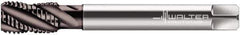 Walter-Prototyp - 3/8-19" BSPP, 5 Flutes, Bottoming Chamfer, Hardlube Coated, Cobalt British Standard Pipe Tap - 0.4724" Shank Diam, 0.3543" Square Size, Series 2456062 - Exact Tool & Supply