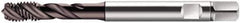 Walter-Prototyp - M6x1.00 Metric 3 Flute 6HX Modified Bottoming Spiral Flute Tap - Cobalt, Hardlube Finish, 80mm OAL, Right Hand Flute, Right Hand Thread, Series S2051312 - Exact Tool & Supply