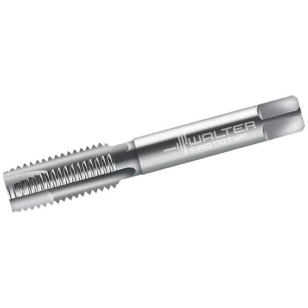 Walter-Prototyp - PG13.5x18.00 PG, 4 Flute, Bright Finish, Cobalt Spiral Point Tap - Plug Chamfer, Right Hand Thread, 80mm OAL, 22mm Thread Length, 16mm Shank Diam, Series 27160 - Exact Tool & Supply