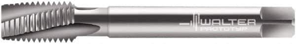 Walter-Prototyp - M12x1.75 Metric 3 Flute 6H Plug Spiral Flute Tap - Cobalt, Bright Finish, 110mm OAL, Right Hand Flute, Right Hand Thread, Series 20461 - Exact Tool & Supply