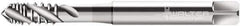 Walter-Prototyp - M4x0.70 Metric 3 Flute 6H Modified Bottoming Spiral Flute Tap - Cobalt, Bright Finish, 63mm OAL, Right Hand Flute, Right Hand Thread, Series P40519 - Exact Tool & Supply