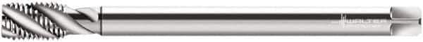 Walter-Prototyp - M16x2.00 Metric 3 Flute 6H Modified Bottoming Spiral Flute Tap - Cobalt, Bright Finish, 220mm OAL, Right Hand Flute, Right Hand Thread, Series P2056935 - Exact Tool & Supply