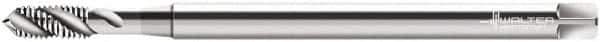 Walter-Prototyp - M6x1.00 Metric 3 Flute 6H Modified Bottoming Spiral Flute Tap - Cobalt, Bright Finish, 160mm OAL, Right Hand Flute, Right Hand Thread, Series P2051935 - Exact Tool & Supply