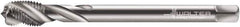 Walter-Prototyp - M12x1.00 Metric Fine 4 Flute 6H Modified Bottoming Spiral Flute Tap - Cobalt, Bright Finish, 100mm OAL, Right Hand Flute, Right Hand Thread, Series 7156770 - Exact Tool & Supply