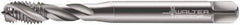 Walter-Prototyp - M3.5x0.60 Metric 3 Flute 6H Modified Bottoming Spiral Flute Tap - Cobalt, Bright Finish, 56mm OAL, Right Hand Flute, Right Hand Thread, Series 7051770 - Exact Tool & Supply