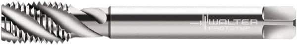 Walter-Prototyp - 3/4-10 BSW 4 Flute Modified Bottoming Spiral Flute Tap - Cobalt, Bright Finish, 125mm OAL, Right Hand Flute, Right Hand Thread, Series P28569 - Exact Tool & Supply