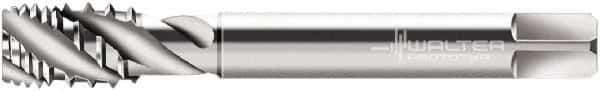 Walter-Prototyp - M12x1.75 Metric 3 Flute 6H Modified Bottoming Spiral Flute Tap - Cobalt, Bright Finish, 110mm OAL, Right Hand Flute, Right Hand Thread, Series P40569 - Exact Tool & Supply