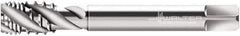 Walter-Prototyp - M12x1.75 Metric 3 Flute 6H Modified Bottoming Spiral Flute Tap - Cobalt, Bright Finish, 110mm OAL, Right Hand Flute, Right Hand Thread, Series P40569 - Exact Tool & Supply