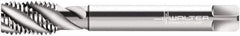 Walter-Prototyp - M8x1.00 Metric Fine, 3 Flute, 45° Helix, Modified Bottoming Chamfer, Bright Finish, Cobalt Spiral Flute STI Tap - Right Hand Flute, 3.5433" OAL, 0.2756" Shank Diam, 0.4724" Thread Length, 6H Class of Fit, Series P215599 - Exact Tool & Supply