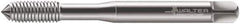 Walter-Prototyp - M1.2x0.25 Metric 6HX Modified Bottoming Thread Forming Tap - Cobalt, Bright Finish, 40mm OAL, 5.5mm Thread Length, Right Hand Thread, Series D7061100 - Exact Tool & Supply