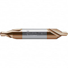 Walter-Titex - Metric Plain Cut 60° Incl Angle Solid Carbide Combo Drill & Countersink - Exact Tool & Supply