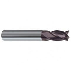 20mm Dia. x 92mm Overall Length 4-Flute Square End Solid Carbide SE End Mill-Round Shank-Center Cut-Firex - Exact Tool & Supply