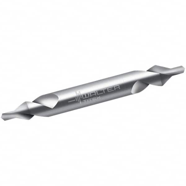 Walter-Titex - #1 Plain Cut 60° Incl Angle High Speed Steel Combo Drill & Countersink - Exact Tool & Supply