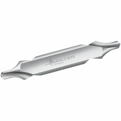 Walter-Titex - Metric Radius Cut 60° Incl Angle High Speed Steel Combo Drill & Countersink - Exact Tool & Supply