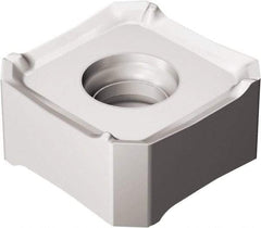 Sandvik Coromant - 345R13T5 MM Grade S30T Carbide Milling Insert - TiAlN2 Finish, 5.95mm Thick, 13mm Inscribed Circle, 0.8mm Corner Radius - Exact Tool & Supply