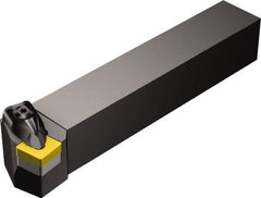 Sandvik Coromant - DCKNR/L, Right Hand Cut, 15° Lead Angle, 20mm Shank Height x 20mm Shank Width, Negative Rake Indexable Turning Toolholder - 128.09mm OAL, CNMG 12 04 08, CNMG 432 Insert Compatibility, Series T-Max P - Exact Tool & Supply