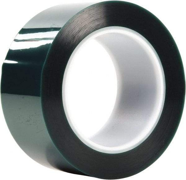 3M - 3" Wide x 72 Yd Long Green Polyester Film Masking Tape - Series 8992, 3.2 mil Thick - Exact Tool & Supply