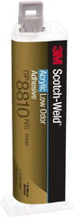3M - 45 mL Cartridge Two Part Acrylic Adhesive - 10 min Working Time, Series DP8810NS - Exact Tool & Supply