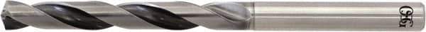 OSG - 8.75mm 140° Solid Carbide Jobber Drill - WXL Finish, Right Hand Cut, Spiral Flute, Straight Shank, 128mm OAL - Exact Tool & Supply