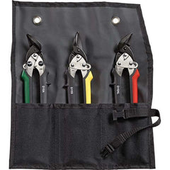 Bessey - Snip & Shear Sets; Type: Aviation Snip Set ; Pattern: Left; Right; Straight ; Number of Pieces: 3 ; Handle Color: Red, Green, Yellow - Exact Tool & Supply