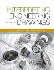 DELMAR CENGAGE Learning - Interpreting Engineering Drawings Publication, 8th Edition - by Branoff, Delmar/Cengage Learning - Exact Tool & Supply