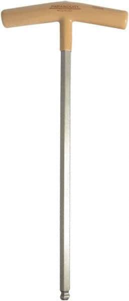 Paramount - 10mm Hex, T-Handle Cushion Grip, Ball End Hex Key - 12-7/64" OAL, Protanium High Torque Steel, Metric System of Measurement - Exact Tool & Supply