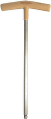 Paramount - 10mm Hex, T-Handle Cushion Grip, Ball End Hex Key - 12-7/64" OAL, Protanium High Torque Steel, Metric System of Measurement - Exact Tool & Supply